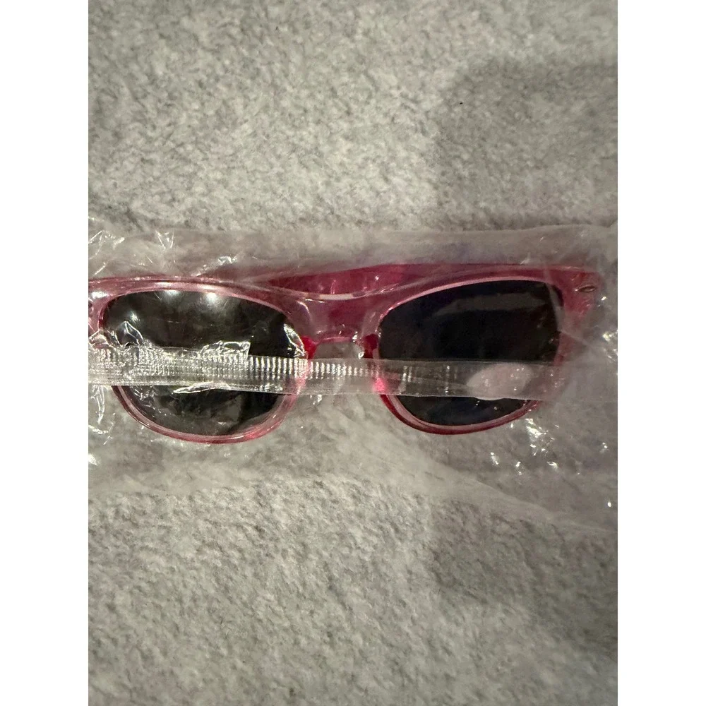 Microsoft Sunglasses Pink Translucent Logo Promo Tech Swag Wayfarer Style NWT